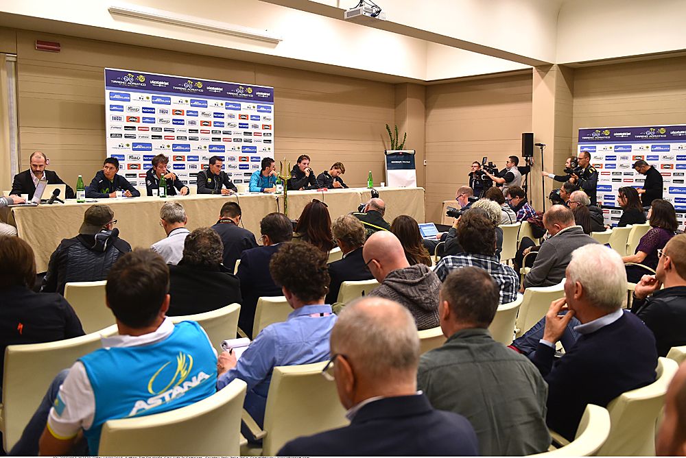 The Tirreno-Adriatico press conference