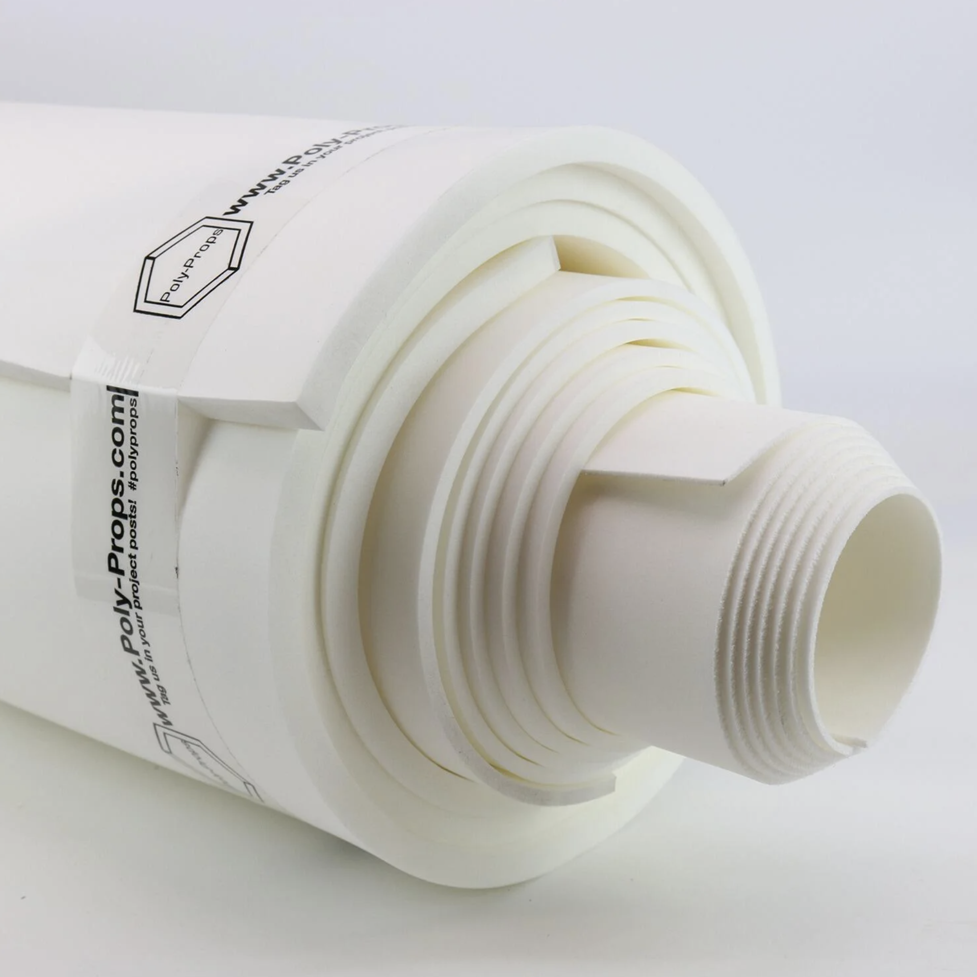 PolyProps Foam craft on a white background