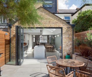 single storey extension with a pitched roof