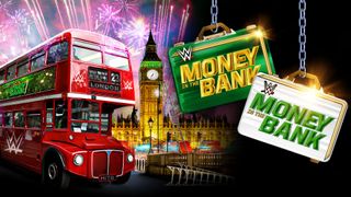 Promotional material for WWE's Money in the Bank 2023