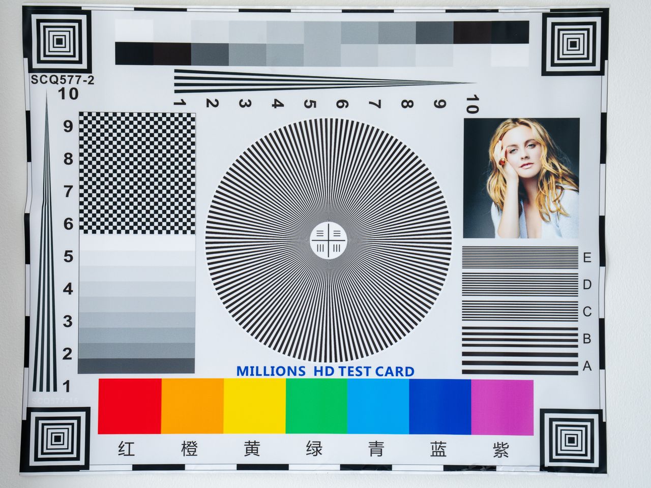 photographic test chart