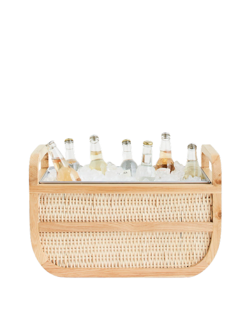 Leland Rattan Beverage Tub
