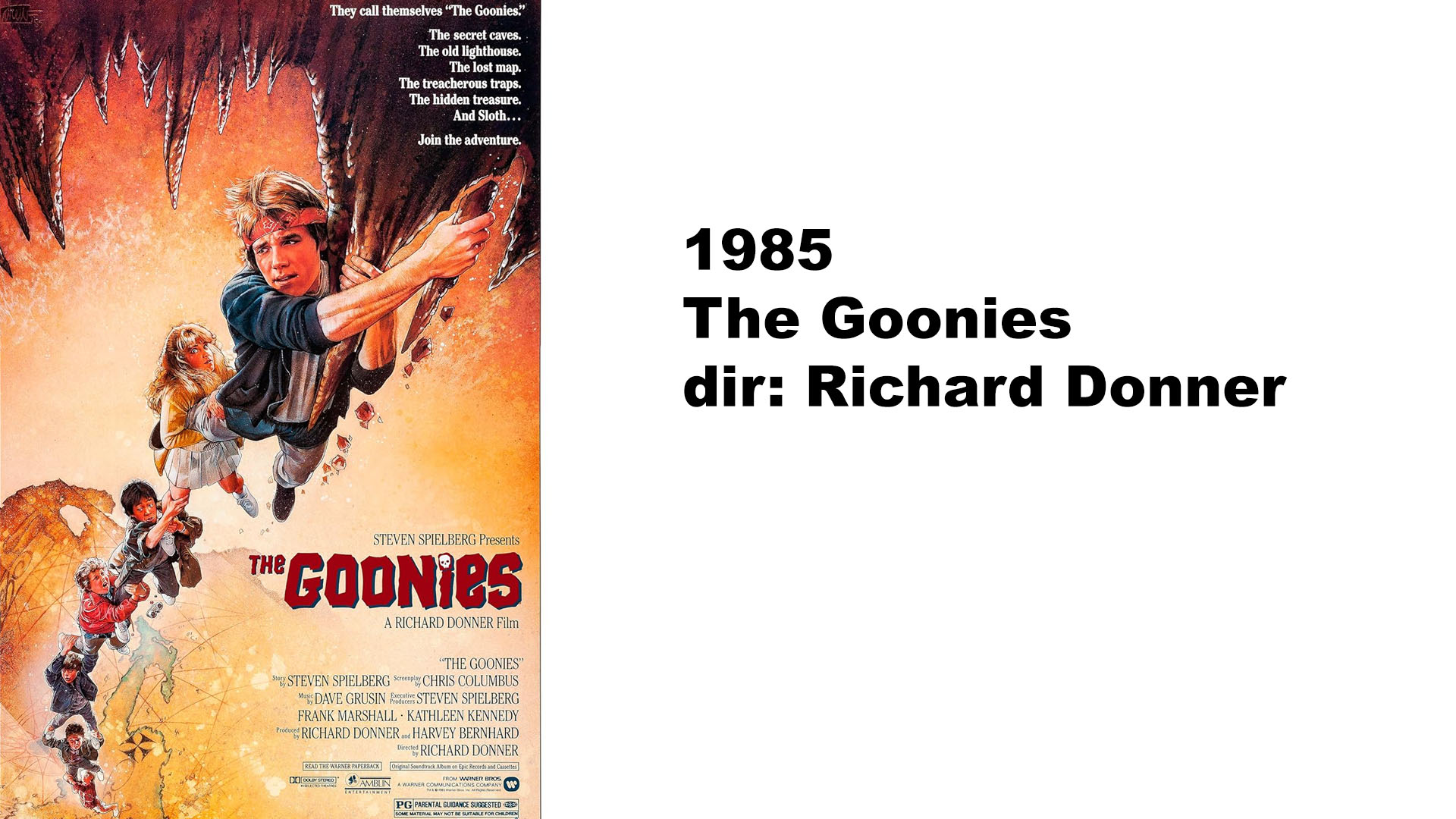 The Goonies poster