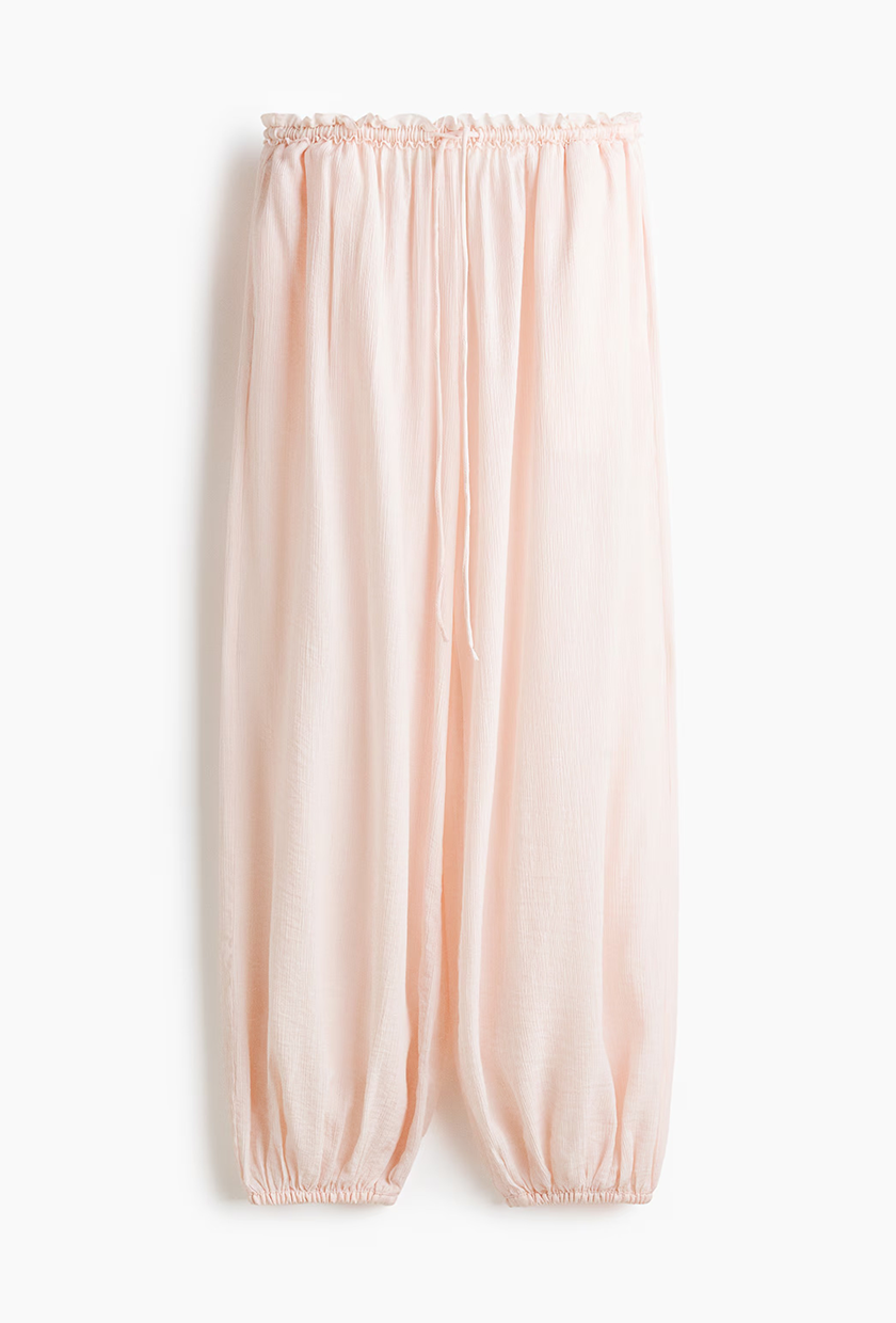 Crinkled Balloon Trousers