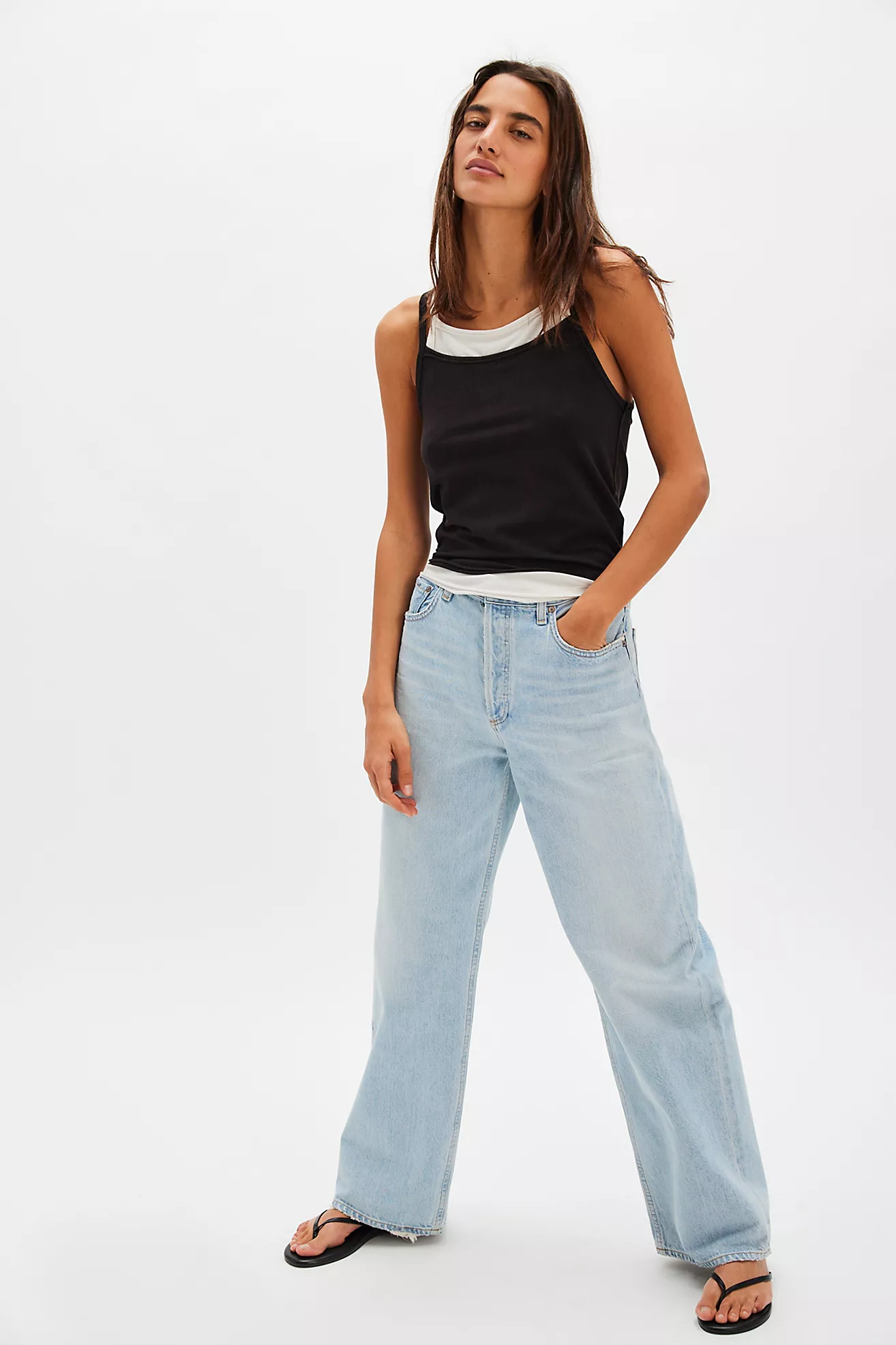 Agolde Low Increased Bagi Jeans