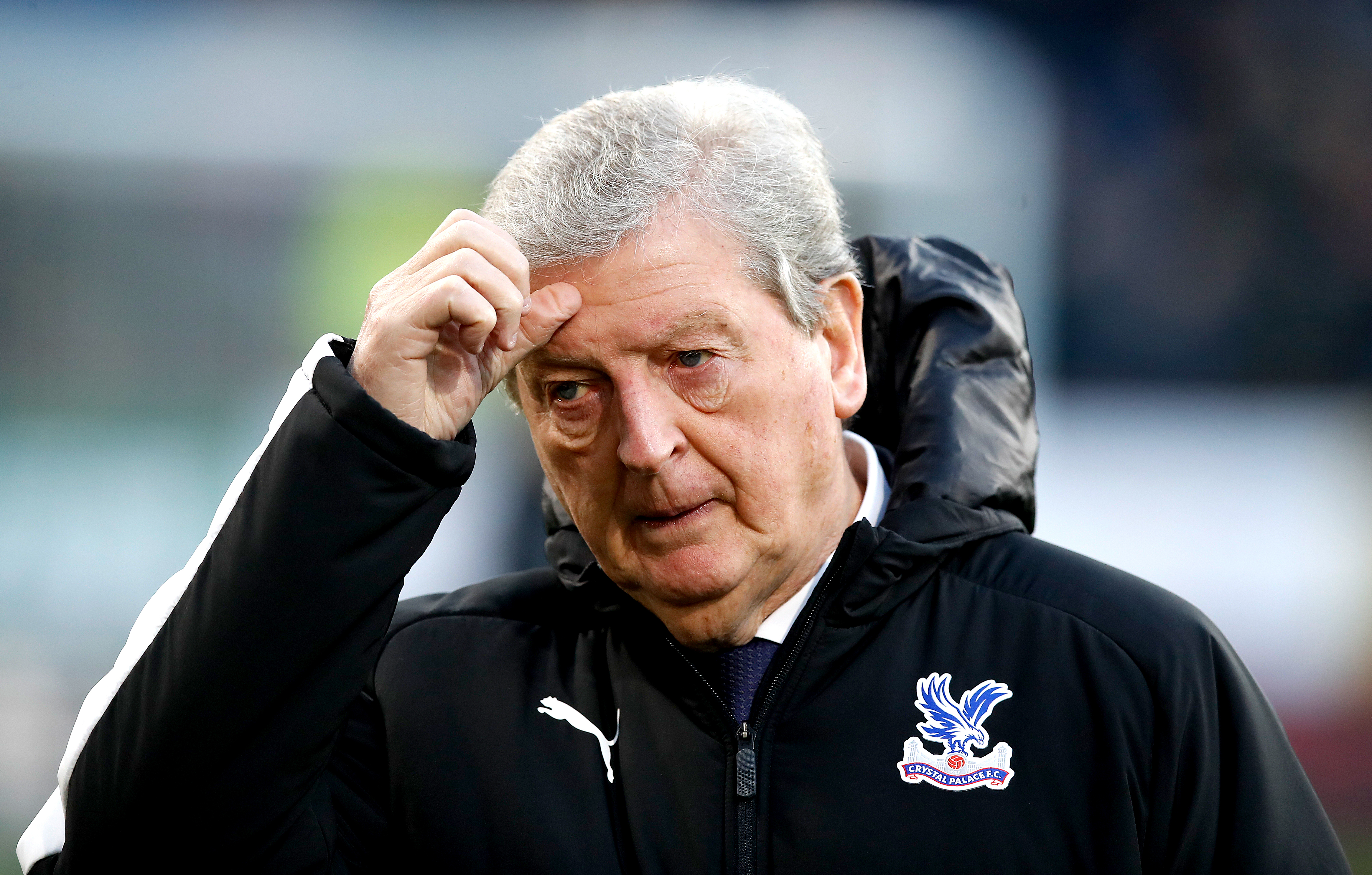 Palace boss Roy Hodgson was confused by Oliver's decision to check the monitor