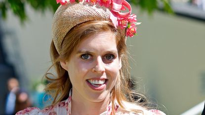 Princess Beatrice in historical costume explained. Seen here she attends day 1 of Royal Ascot
