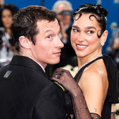 Dua Lipa and Callum Turner at the 2025 Met Gala.