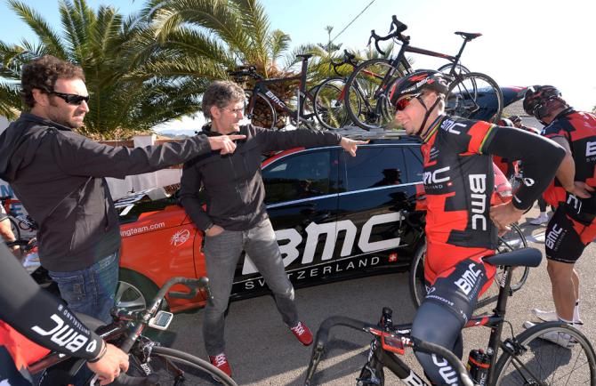 Max Sciandri and Valerio Piva talk to Philippe Gilbert