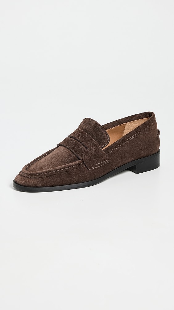 Atp Atelier Airola Walnut Suede Flats