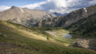 Mountain landscape in the Holy Cross Wilderness, Colorado