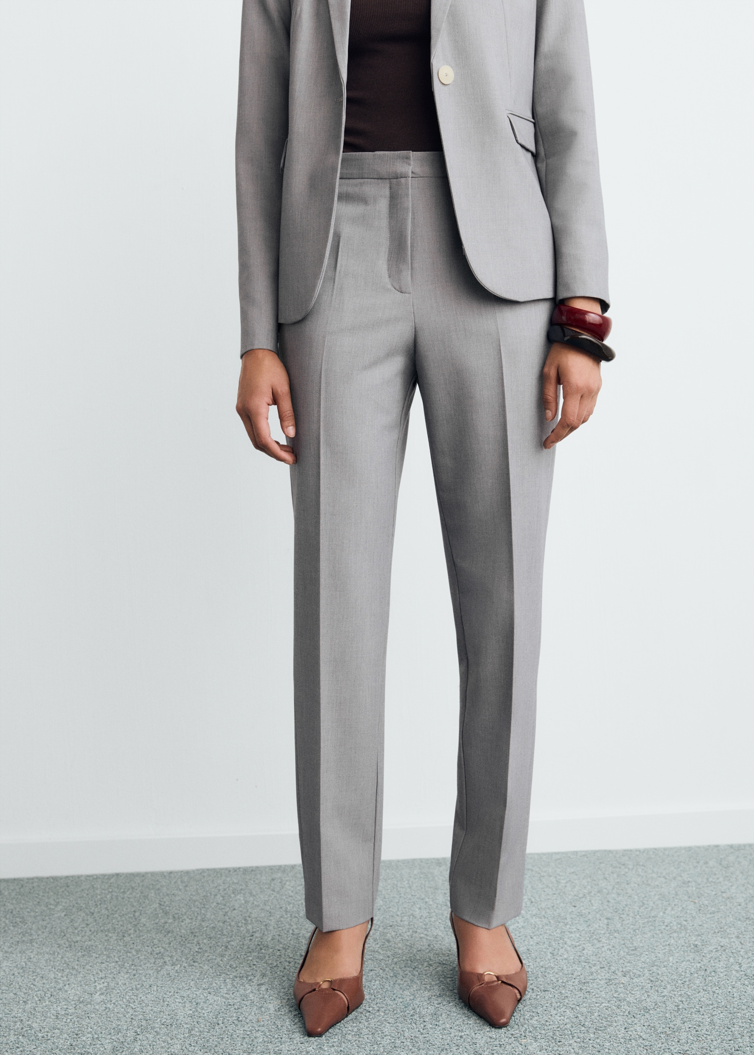 Straight Suit Trousers - Women | Mango United Kingdom
