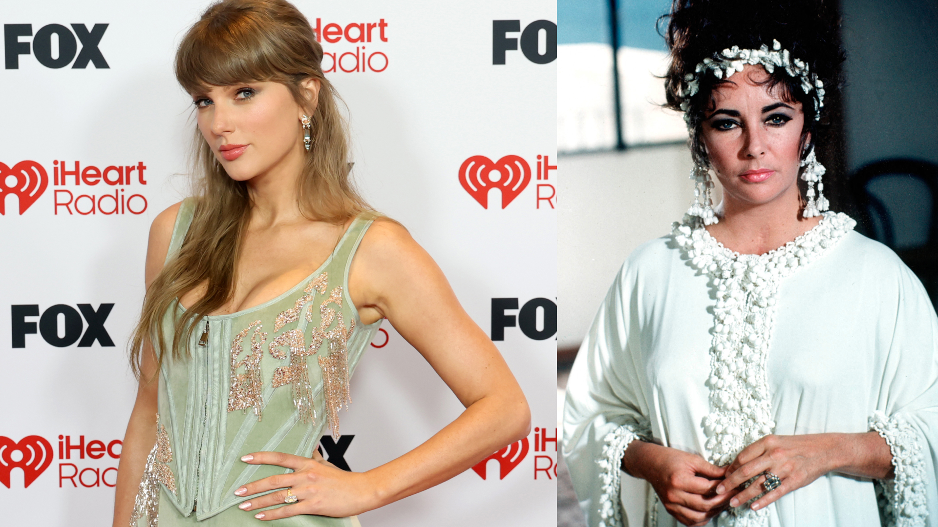 Taylor Swift zoomed in on Elizabeth Taylor's engagement ring in the "Elizabeth Taylor" interview