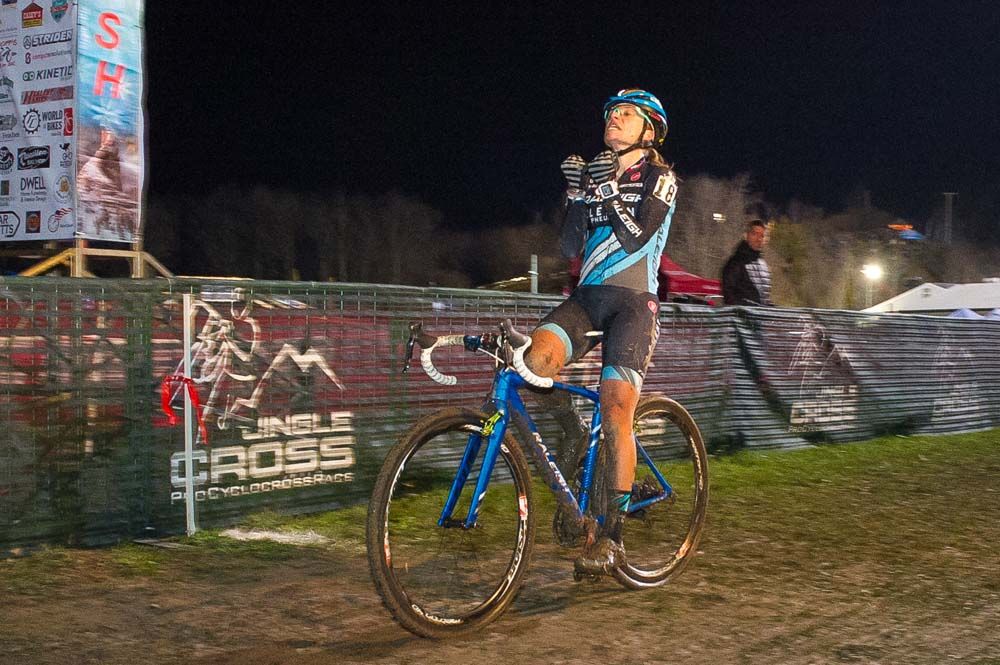 Caroline Mani (Raleigh Clement) enjoys her win