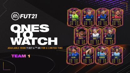 FIFA 21 OTW cards