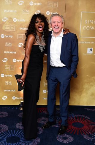 Sinitta and Louis Walsh attending the Music Industry Trusts Award (MITS) in aid of charities Nordon Robbins and Brit Trust at the Grosvenor House Hotel