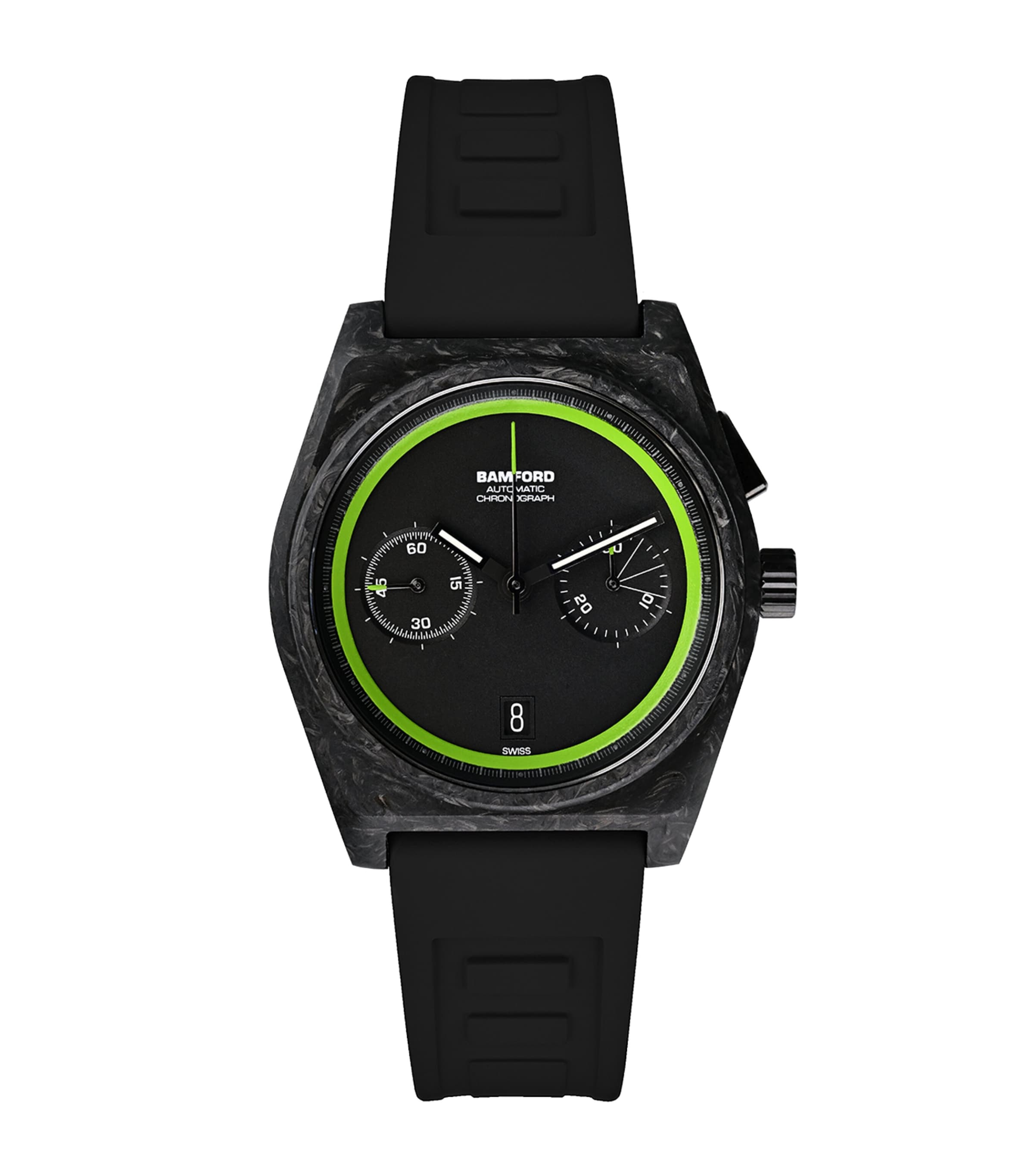 Bamford London Carbon Fibre B347 Glow Watch 41.5mm