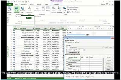 Video Tutorial: Project 2013 Training