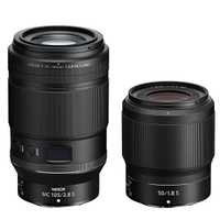 Nikon  Z MC 105mm f/2.8 VR S & Z 50mm f/1.8 S bundle