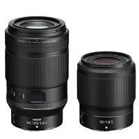 Nikon  Z MC 105mm f/2.8 VR S & Z 50mm f/1.8 S bundle