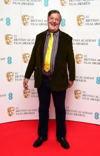 Stephen Fry at the Baftas last year