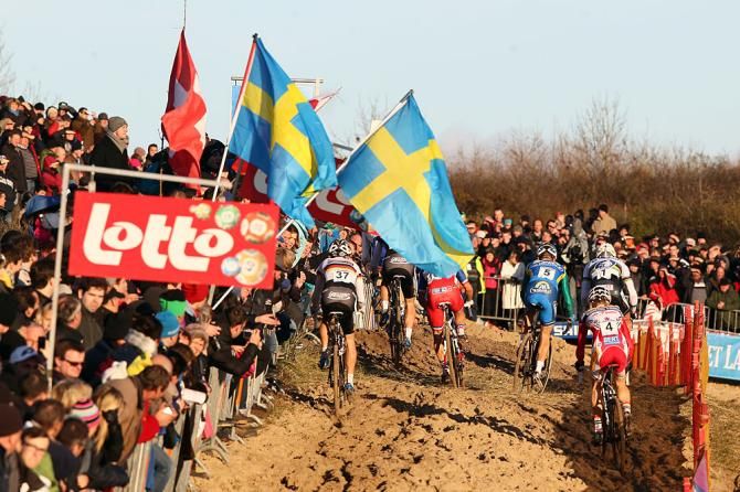 Racers in the sand