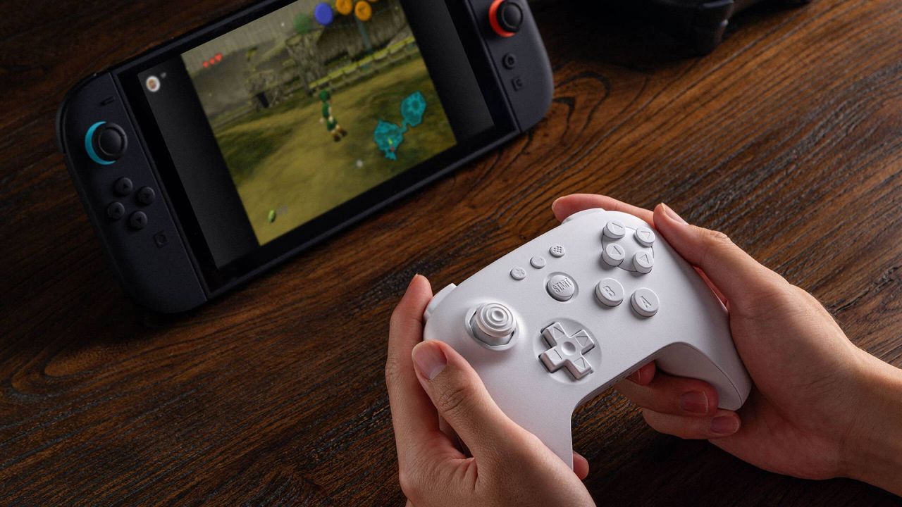  The gray 8Bitdo N64 controller is a thing of beauty, but if you don't share my dorky passion for retro colors, you'll want to grab the cheaper white version 
