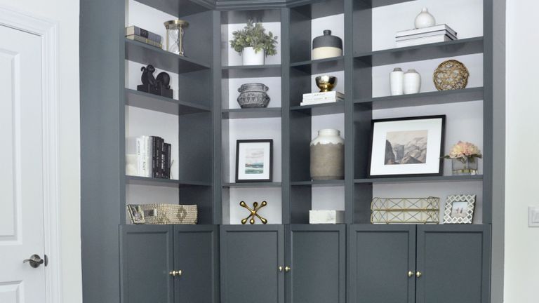 This Ikea Billy Created A Chic, Ikea Home Office Bookcase