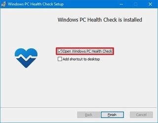 PC Health Check setup