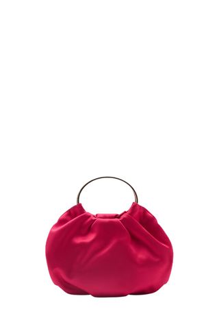 Mango Satin bag with metal ring