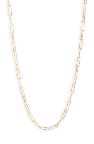 Nordstrom, Demi Fine Faceted Paper Clip Chain Necklace