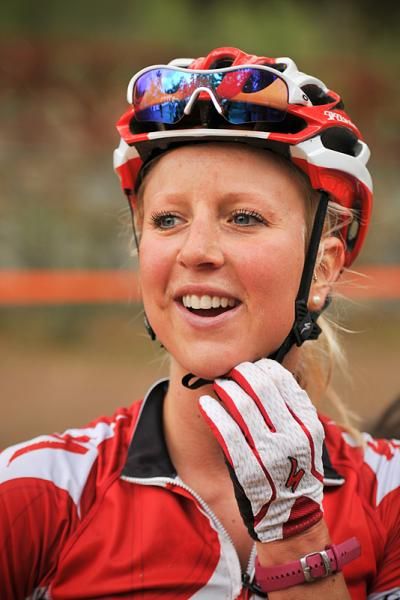 Lene Byberg (Specialized) after the stage