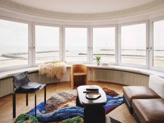 Interiors of Paradis Apartment in Ostende, Belgium