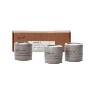 Santal 26 Set of 3 Concrete Votives