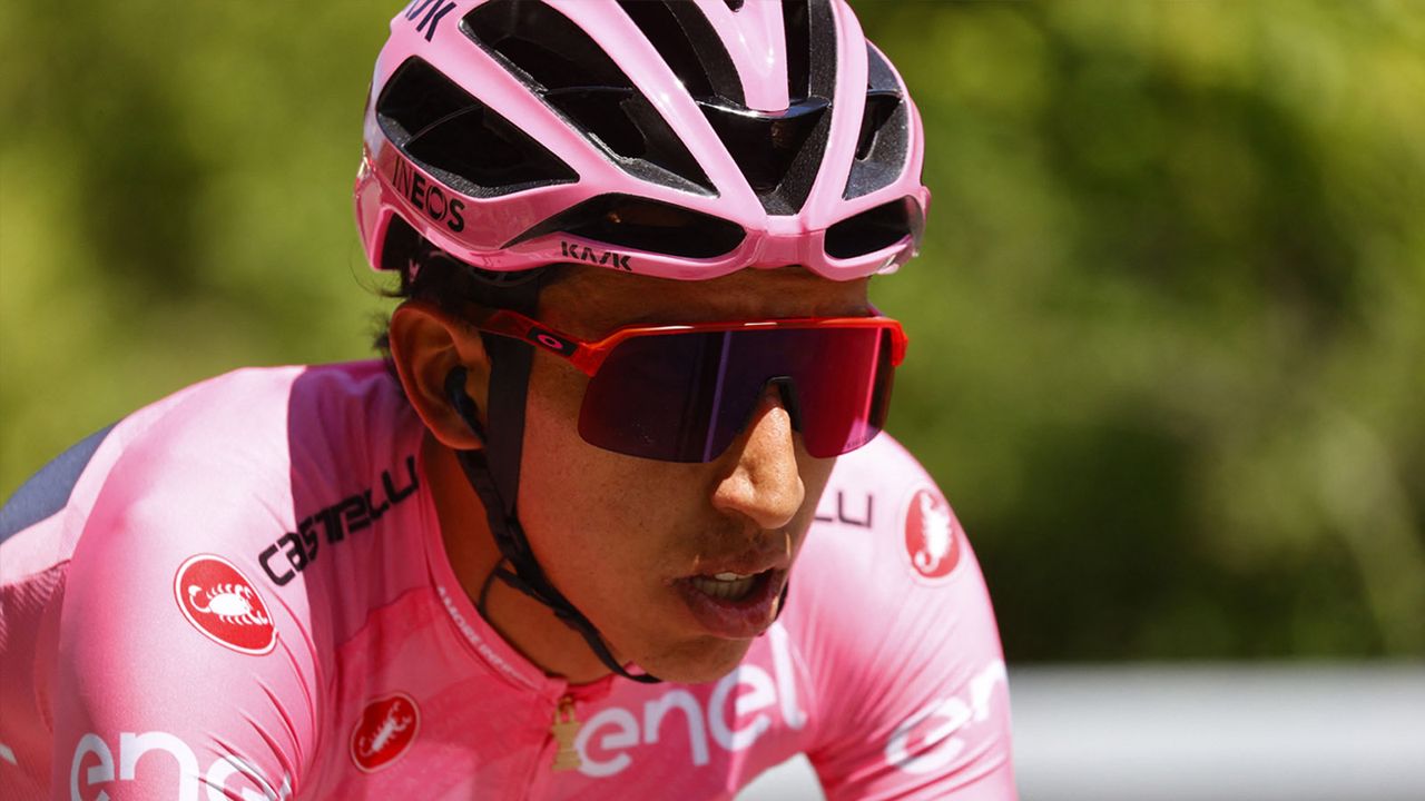 Bernal in pink at the Giro d'Italia