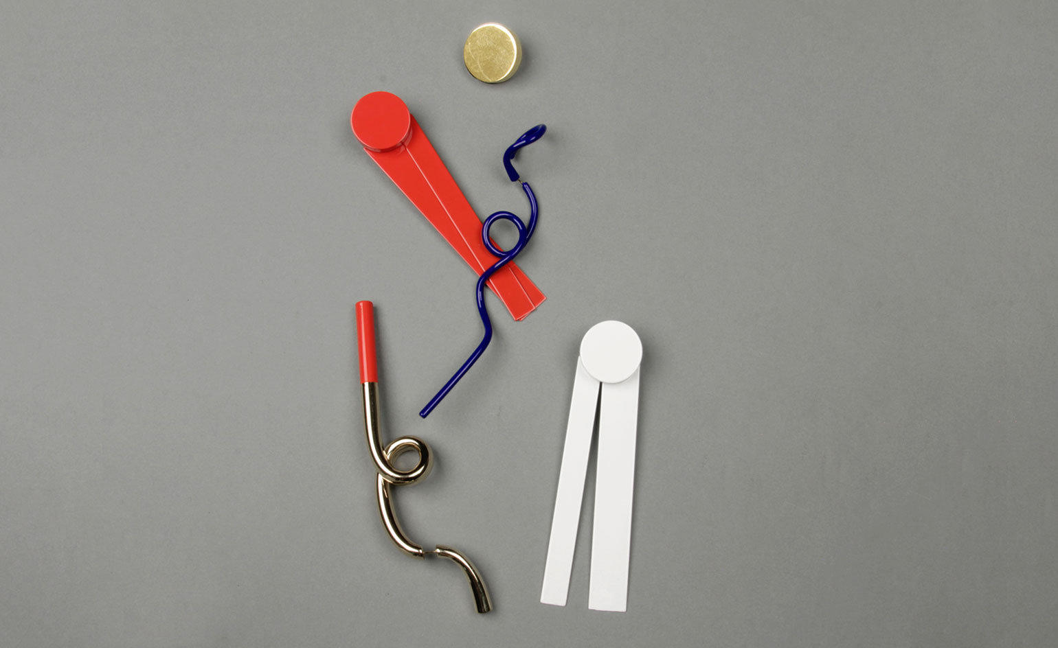 The gold- and silver-plated pieces