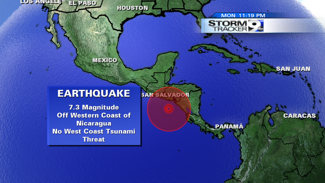 One dead after 7.3 magnitude earthquake shakes El Salvador