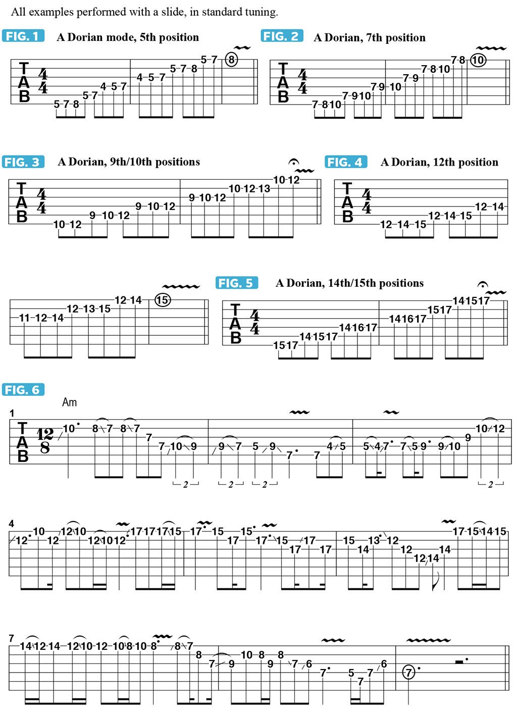 A Guide to Modal Slide Soloing in Standard Tuning Guitar World