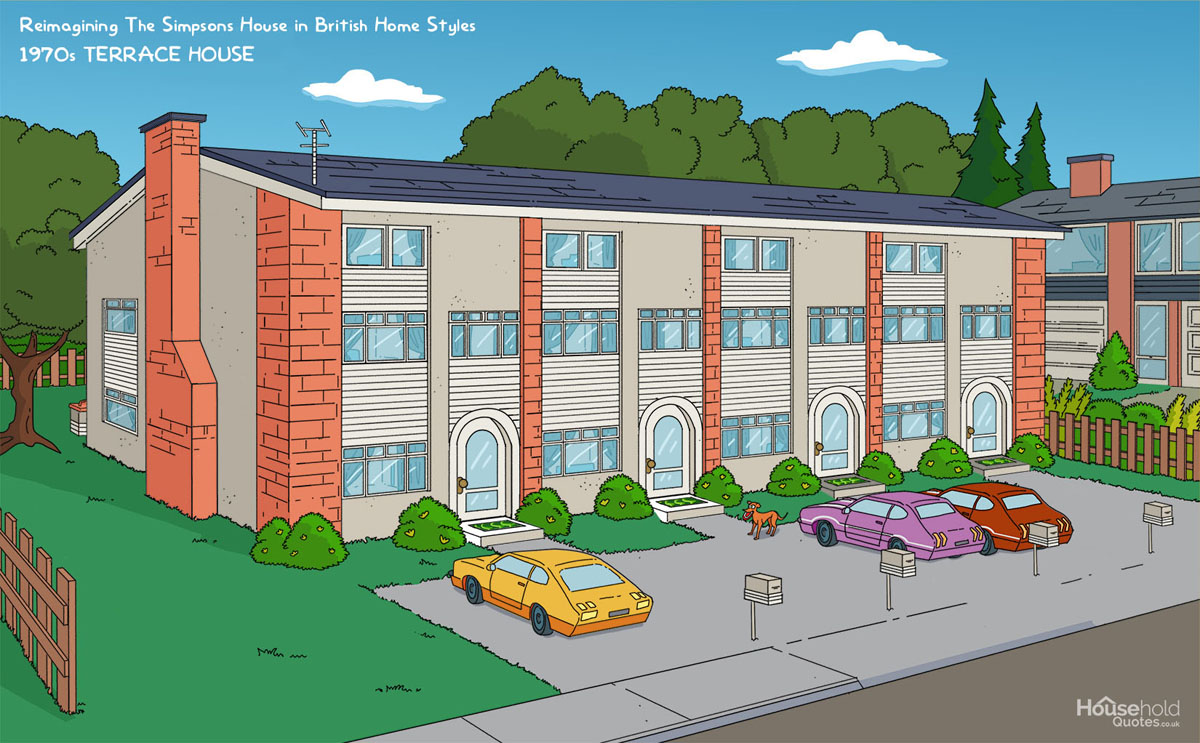 A makeover of the Simpsons house