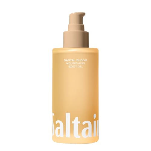 Saltair Body Oil - Luxurious Santal Bloom After Shower and Bath Oil for Women and Men. Botanical, Non-Greasy, Well-Absorbing Moisturizer for Hydrating Dry Skin &amp;ndash; 4oz Pump Bottle