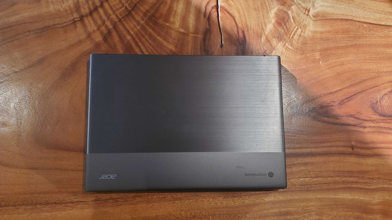 a dark laptop closed