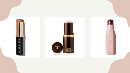 A selection of the best foundation sticks by Bobbi Brown, Tom Ford and Fenty Beauty