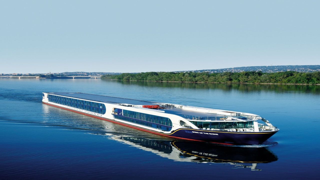 river ship on the river