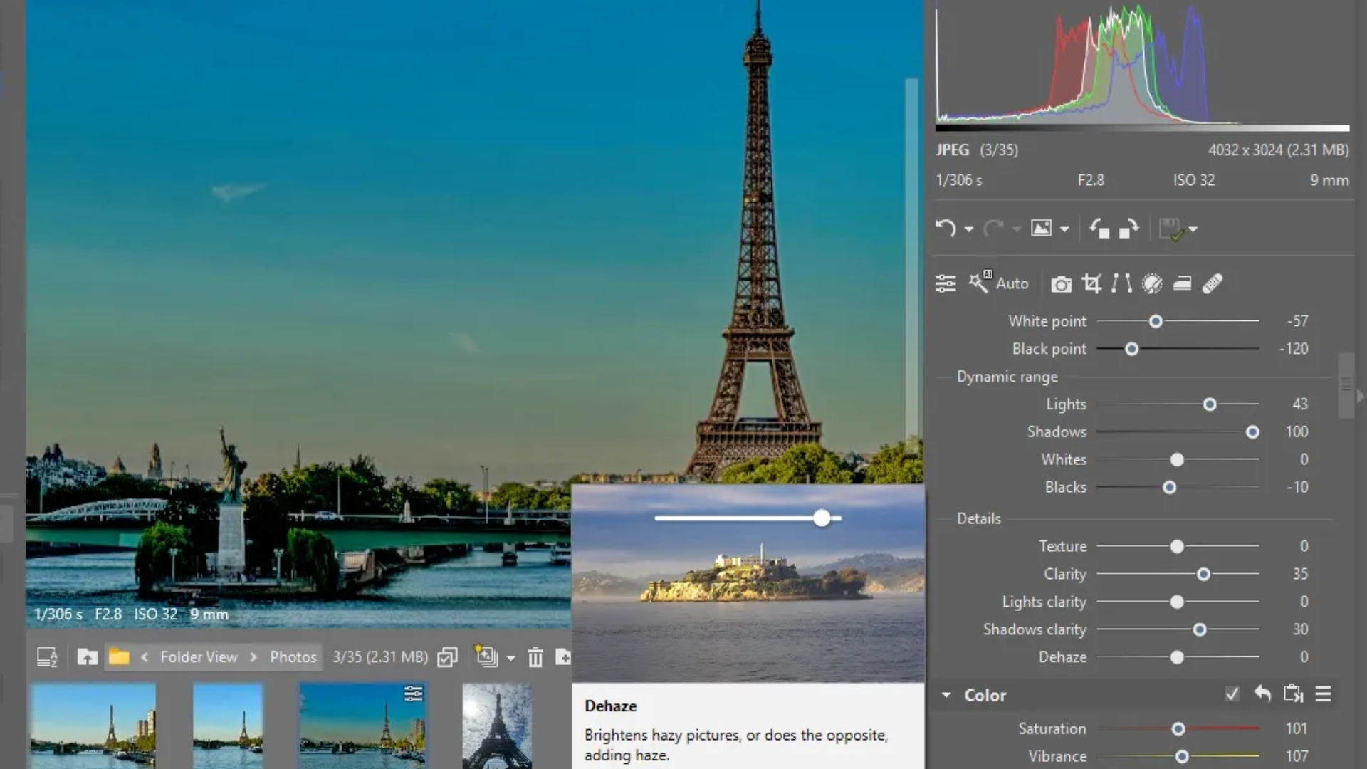Zoner Studio software during our review