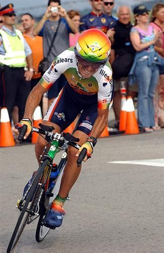 Paco Mancebo (Illes Balears) driving it hard