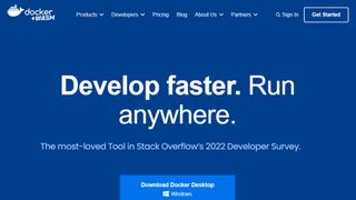 Docker website screenshot