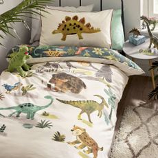 dinosaur bedding with rug and toys