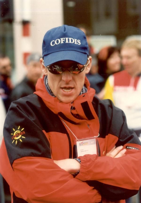 Lance Armstrong made an appearance in 1997 when still for Cofidis. He would never race for the French team