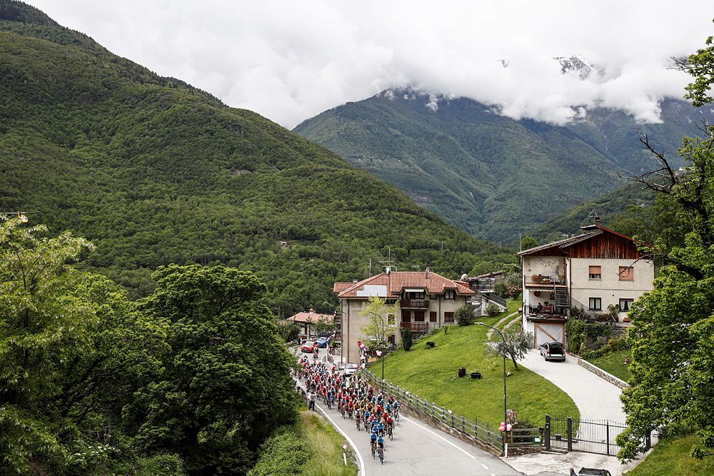 Stage 16 of the Giro d'Italia routed over the Mortirolo