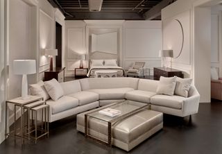 Living room furniture design at Baker Furniture San Francisco Design Center Showroom